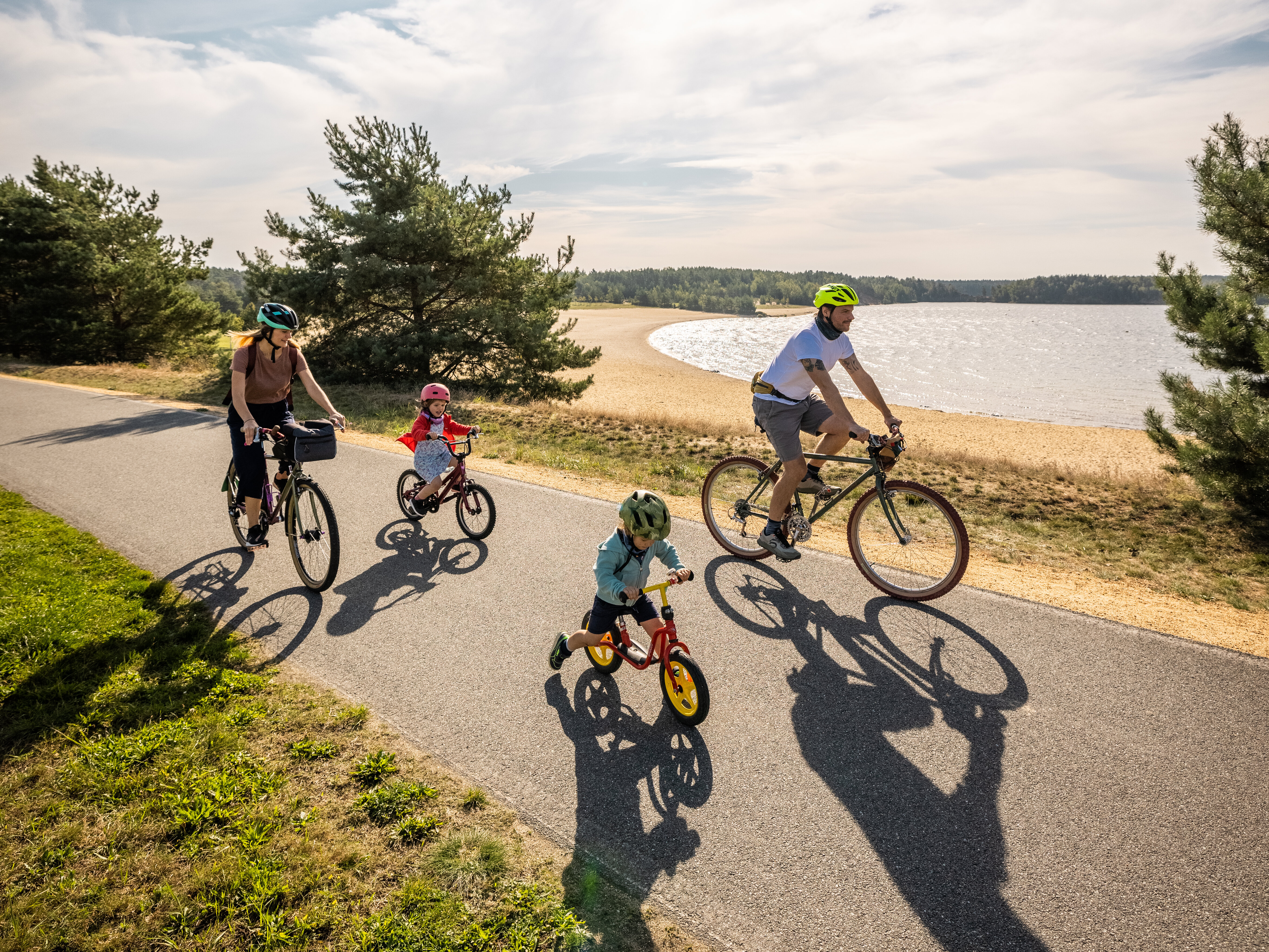 Abbildung Familienradtour am Baerwaldersee