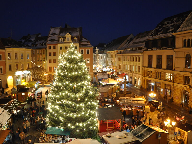 Abbildung Bautzener Wenzelsmarkt auf dem Hauptmarkt