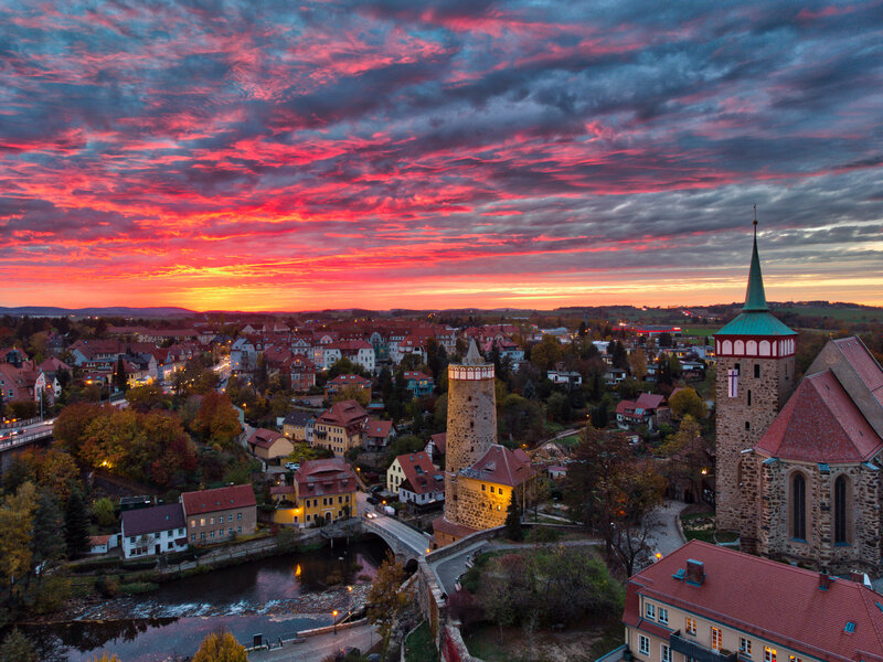 Bautzen Abendrot