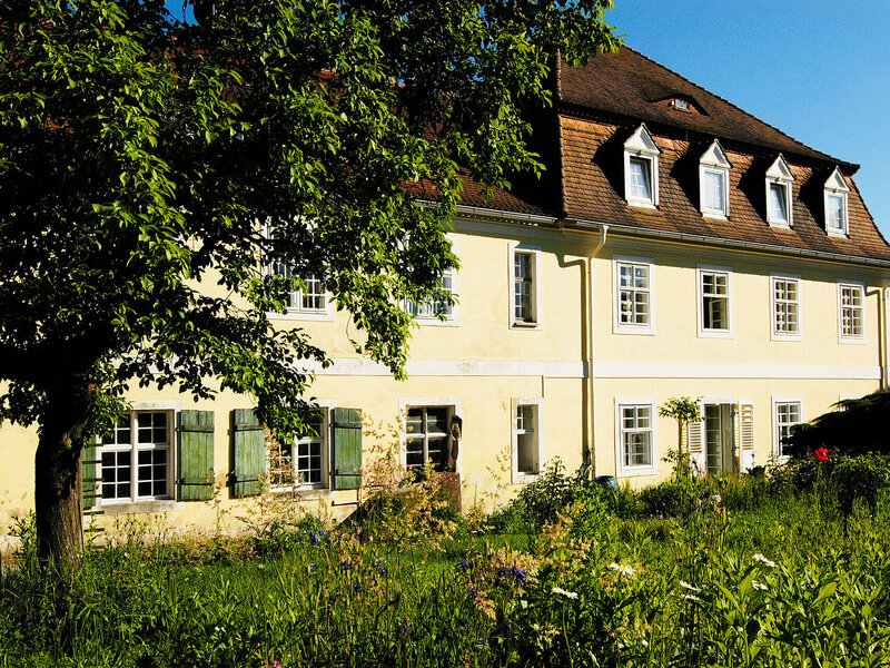 Abbildung Herrnhut Witwenhaus Garten